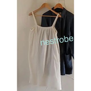 ネストローブ(nest Robe)のネストローブ nestrobe リネンキャミワンピース 試着のみ！(ロングワンピース/マキシワンピース)