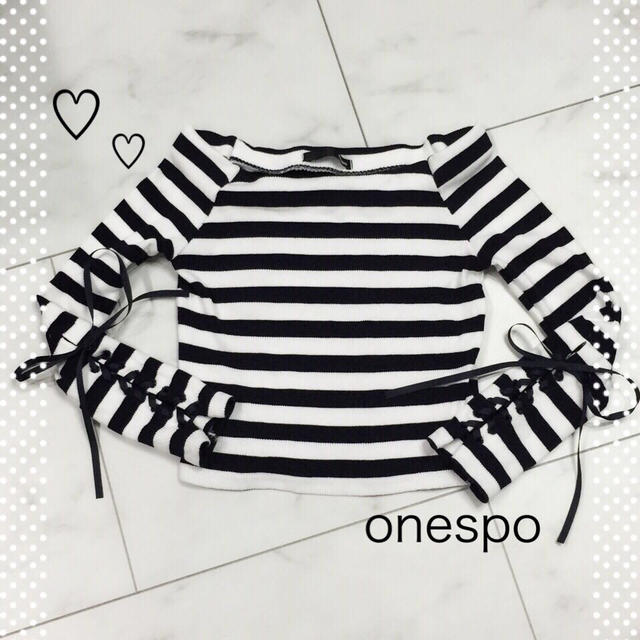 one spo(ワンスポ)のonespo ♡ スピンドルオフショル レディースのトップス(カットソー(長袖/七分))の商品写真