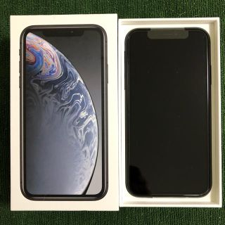 アップル(Apple)のiPhone XR BLACK 新品 (スマートフォン本体)