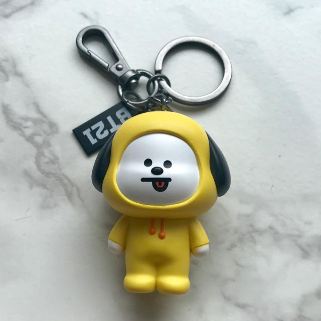 防弾少年団(BTS)(ボウダンショウネンダン)のBT21 CHIMMY キーリング エンタメ/ホビーのタレントグッズ(アイドルグッズ)の商品写真