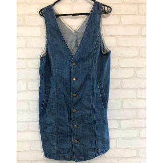 ザラ(ZARA)のデニムワンピース(ひざ丈ワンピース)