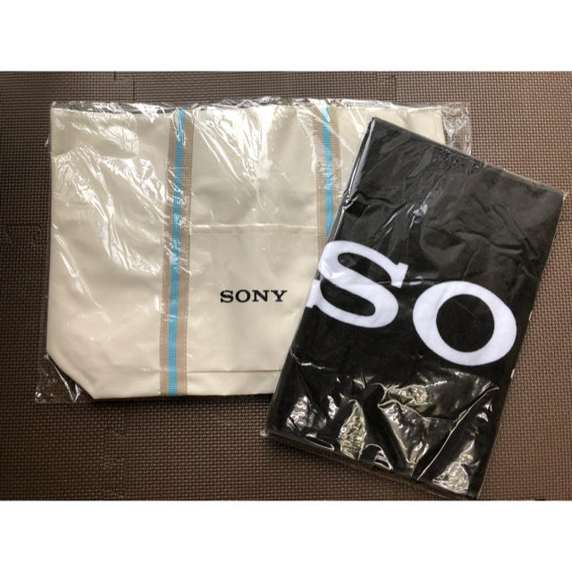 SONY(ソニー)のSONY 保冷バッグ、タオル インテリア/住まい/日用品の日用品/生活雑貨/旅行(日用品/生活雑貨)の商品写真