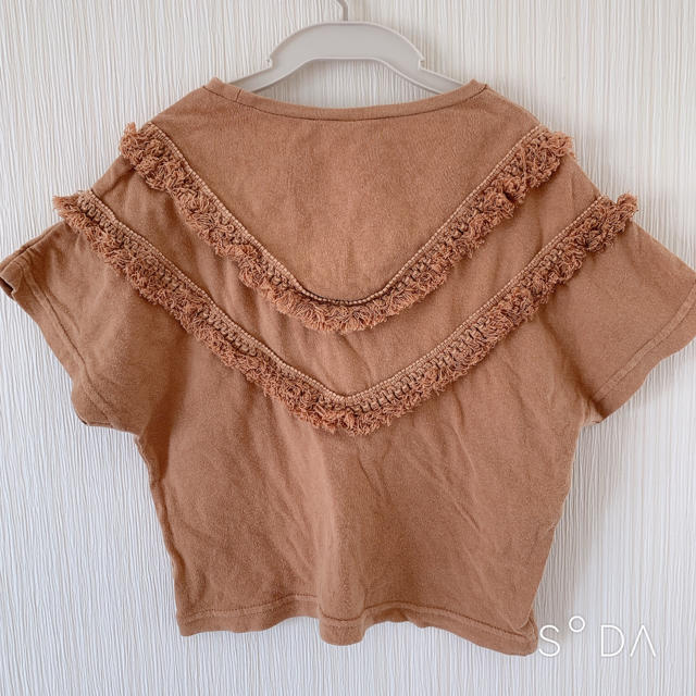 MARKEY'S(マーキーズ)のマーキーズ ♡ フリンジ Tシャツ キッズ/ベビー/マタニティのキッズ服女の子用(90cm~)(Tシャツ/カットソー)の商品写真