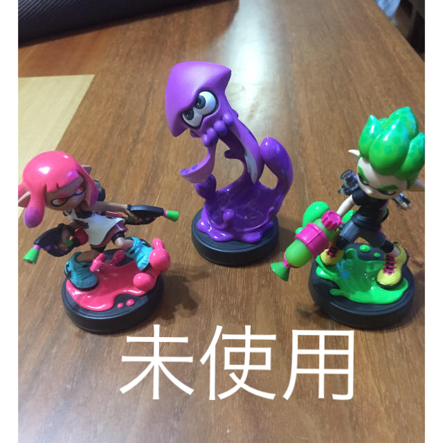 Nintendo Switch(ニンテンドースイッチ)のスプラトゥーン2 amiibo 3つセット エンタメ/ホビーのフィギュア(ゲームキャラクター)の商品写真