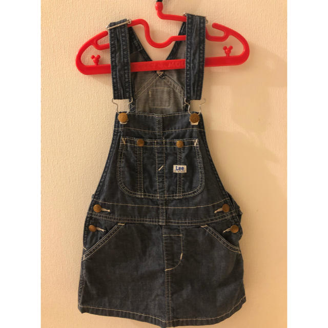 Lee(リー)のLeeキッズのオーバースカート キッズ/ベビー/マタニティのキッズ服女の子用(90cm~)(その他)の商品写真