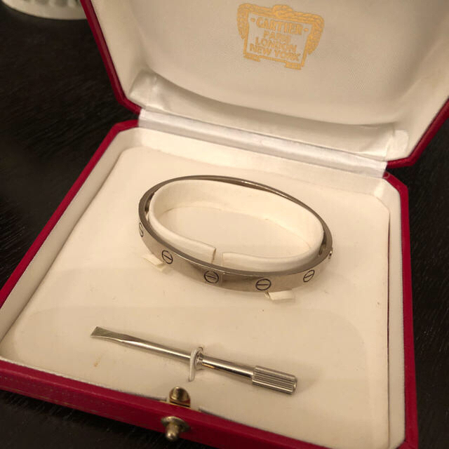 Cartier - カルティエ ラブブレス WG size17