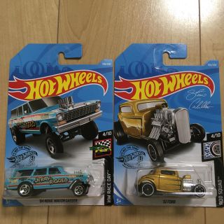 シボレー(Chevrolet)の最新 ホットウィール 64 NOVA GASSER 32 FORD 2台セット(ミニカー)