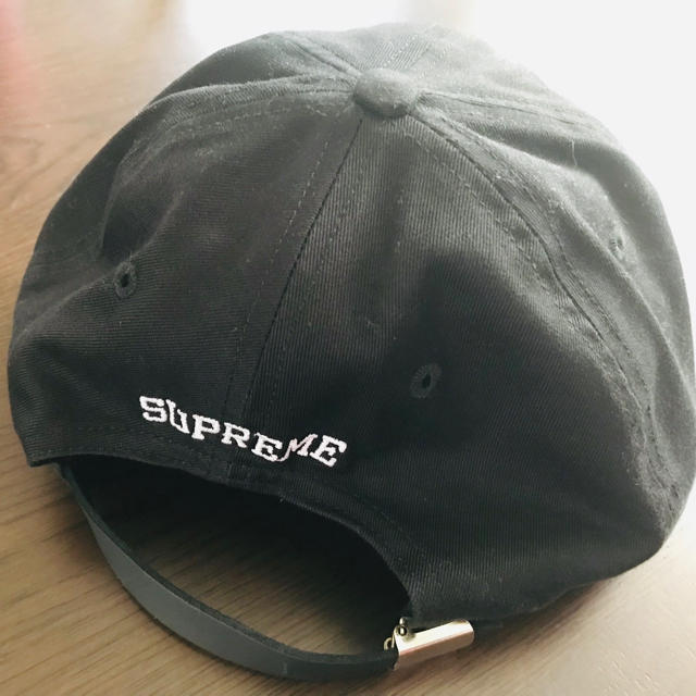 supreme 19ss visor logo twill 6-panel