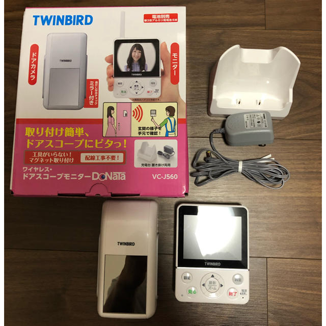 TWINBIRD - TWINBIRD ワイヤレスドアスコープDONaTa VC-J560の通販 by