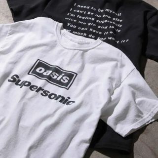 アダムエロぺ(Adam et Rope')のアダムエロペ oasis tシャツ SONGLYRICS(Tシャツ(半袖/袖なし))