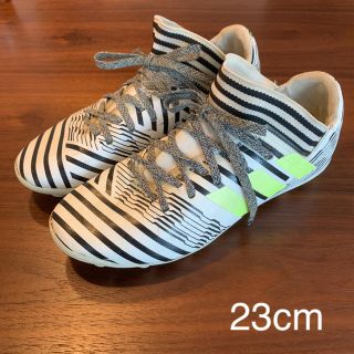 アディダス(adidas)のアディダス サッカースパイク ネメシス ジュニア 23センチ(シューズ)