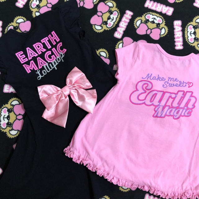 EARTHMAGIC(アースマジック)の130セット💗 キッズ/ベビー/マタニティのキッズ服女の子用(90cm~)(ワンピース)の商品写真