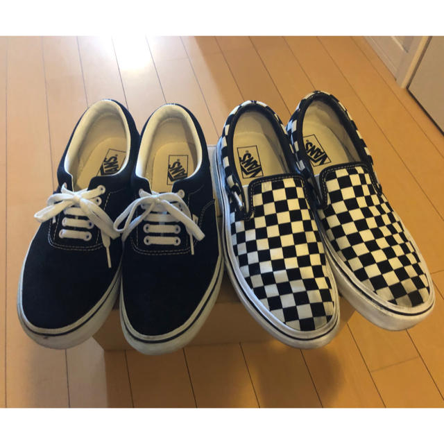 VANS(ヴァンズ)のVANS オーセンティック ➕ スリッポン 2足セット US9 27.0cm メンズの靴/シューズ(スニーカー)の商品写真