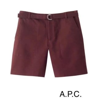 アーペーセー(A.P.C)のA.P.C.  アーペーセー きれいなボルドーカラーのハーフパンツ(ハーフパンツ)