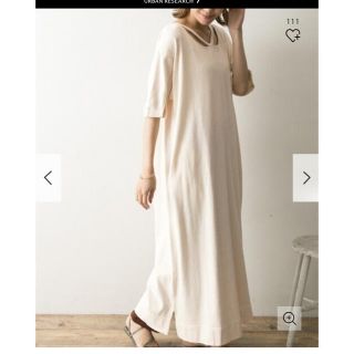 アーバンリサーチ(URBAN RESEARCH)のR JUBILEE back-open dress(ロングワンピース/マキシワンピース)