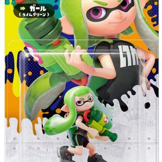 ニンテンドウ(任天堂)の amiibo ガール【ライムグリーン】 (スプラトゥーンシリーズ)(ゲームキャラクター)