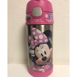 サーモス(THERMOS)のミニーちゃん♡サーモスストローマグ ステンレス 水筒(水筒)