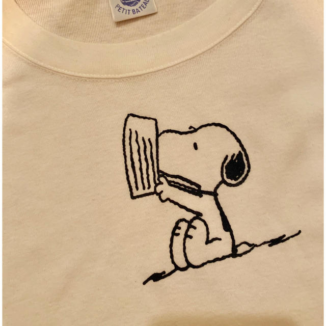 PETIT BATEAU(プチバトー)のプチバトー スヌーピーT レディースのトップス(Tシャツ(半袖/袖なし))の商品写真