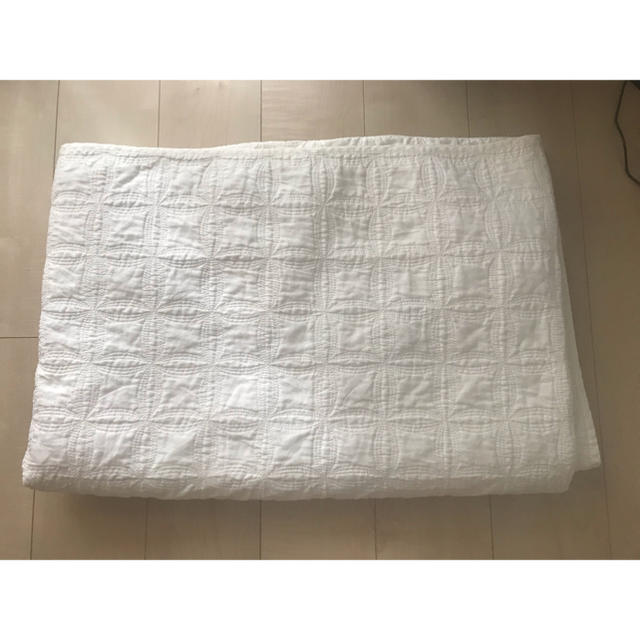 MUJI (無印良品) - 無印良品☆マルチカバー 麻綿洗えるキルト180×260cm 