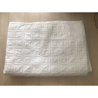 ムジルシリョウヒン(MUJI (無印良品))の無印良品★マルチカバー  麻綿洗えるキルト180×260cm★グッドデザイン賞(ソファカバー)