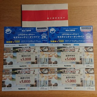 セガ(SEGA)のフェニックス シーガイア 優待券 利用券 2万円分(その他)