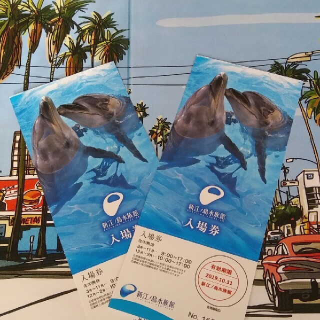 新江ノ島水族館 ペア 入場券 チケットの施設利用券(水族館)の商品写真