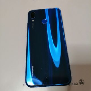 アンドロイド(ANDROID)のP20lite Huawei android9 シムフリー 青　耐衝撃ケース付き(スマートフォン本体)