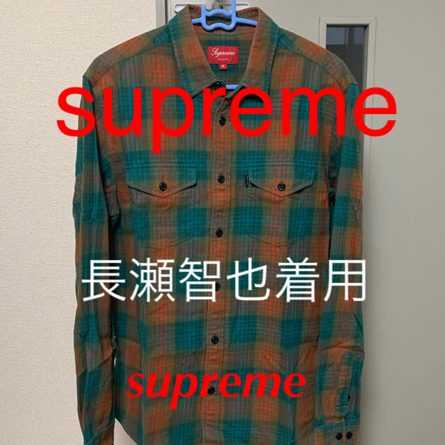 Supreme - 長瀬智也着用! supreme 11FW チェック ネルシャツの Supreme - 長瀬智也着用! supreme 11FW チェック ネルシャツの