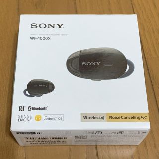 ソニー(SONY)の最終値下げ美品SONY WF-1000X ブラック(ヘッドフォン/イヤフォン)