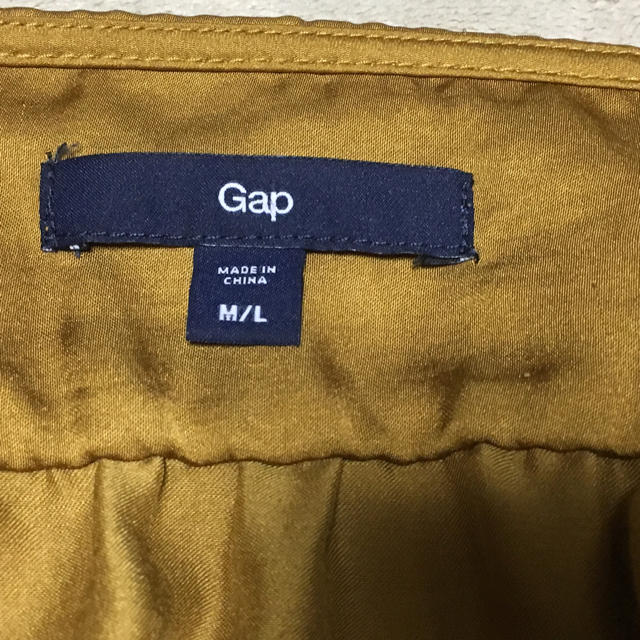 GAP(ギャップ)のマスタードイエローブラウス レディースのトップス(シャツ/ブラウス(半袖/袖なし))の商品写真