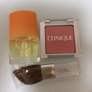 クリニーク(CLINIQUE)のクリニーク チーク ブラシ 香水三点(チーク)