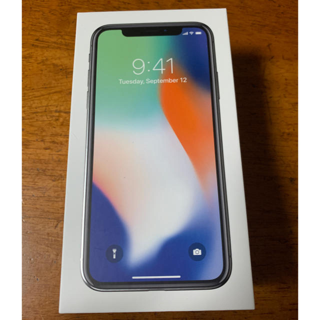 iPhoneX SIMフリー 新品 シルバー 64GB