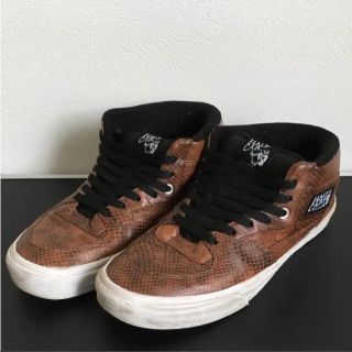 ヴァンズ(VANS)のVANS Half Cab (Snake) Black/ブラウン(スニーカー)