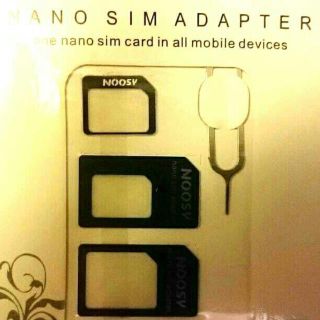 NANO SIM MICRO SIM 変換アダプター♪(その他)