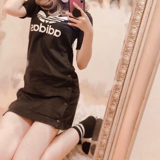 アディダス(adidas)のadidas originals ワンピ(ミニワンピース)