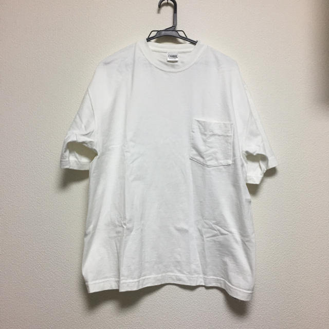1LDK SELECT(ワンエルディーケーセレクト)のキャンバー白シャツ CAMBER メンズのトップス(Tシャツ/カットソー(半袖/袖なし))の商品写真
