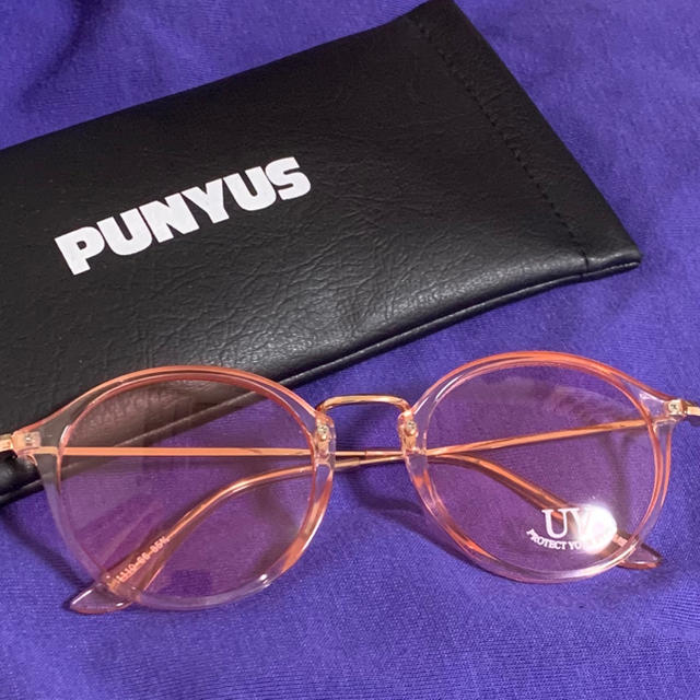 PUNYUS(プニュズ)のPUNYUS サングラス ピンク レディースのファッション小物(サングラス/メガネ)の商品写真