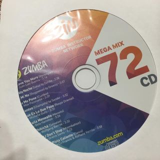 ズンバ(Zumba)のZUMBA CD72(スポーツ/フィットネス)