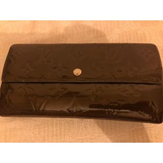 ルイヴィトン(LOUIS VUITTON)のヴィトン モノグラム ヴェルニ 長財布(財布)