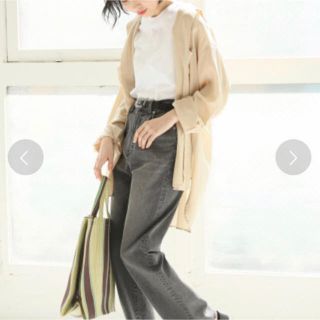 ローリーズファーム(LOWRYS FARM)の大人気 完売 LOWRYS FARM フレンチリネンＣＰＯシャツ(シャツ/ブラウス(長袖/七分))