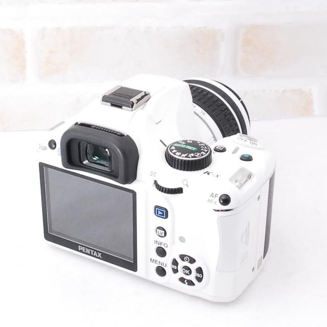 ☆iPhoneに転送OK!オシャレなホワイト♪ ペンタックス K-x ☆ - 通販