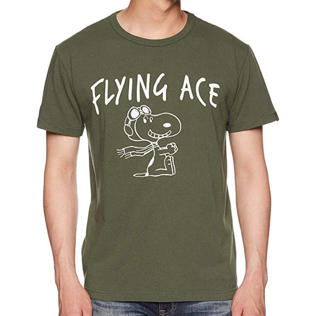 ALPHA INDUSTRIES(アルファインダストリーズ)の専用★アルファインダストリーズ プリントTシャツ FLYING ACE Sサイズ メンズのトップス(Tシャツ/カットソー(半袖/袖なし))の商品写真