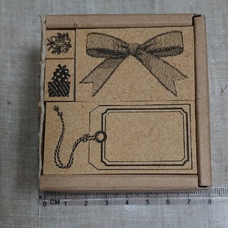 フェリシモ(FELISSIMO)の【セット】プレゼントスタンプ(印鑑/スタンプ/朱肉)