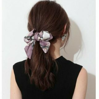 アプワイザーリッシェ(Apuweiser-riche)の🍀新品🍀🌼Apuweiser-riche🌼スカーフリボンバレッタ(バレッタ/ヘアクリップ)