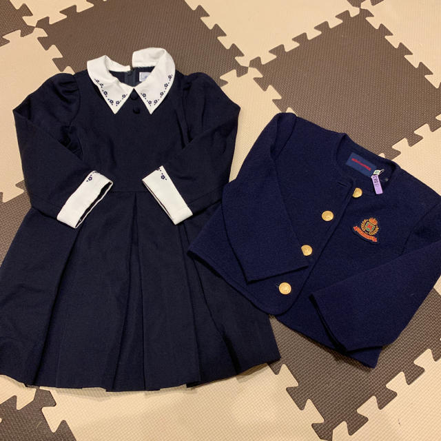 mikihouse(ミキハウス)のミキハウス フォーマル ワンピース  ジャケット 100 キッズ/ベビー/マタニティのキッズ服女の子用(90cm~)(ドレス/フォーマル)の商品写真