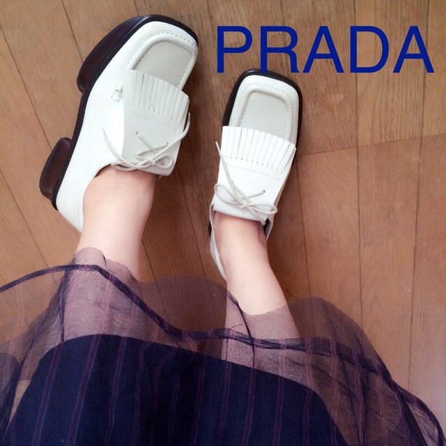 PRADA(プラダ)のPRADA オックスフォーシューズ レディースの靴/シューズ(ローファー/革靴)の商品写真