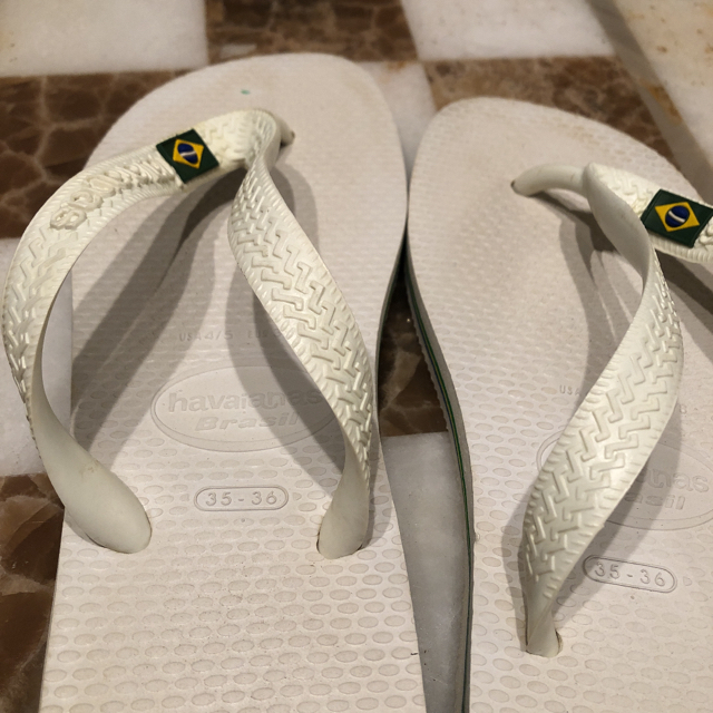 havaianas(ハワイアナス)の【中古】ハワイアナスhavaianasサンダル22〜23cmくらい(33-34) レディースの靴/シューズ(ビーチサンダル)の商品写真