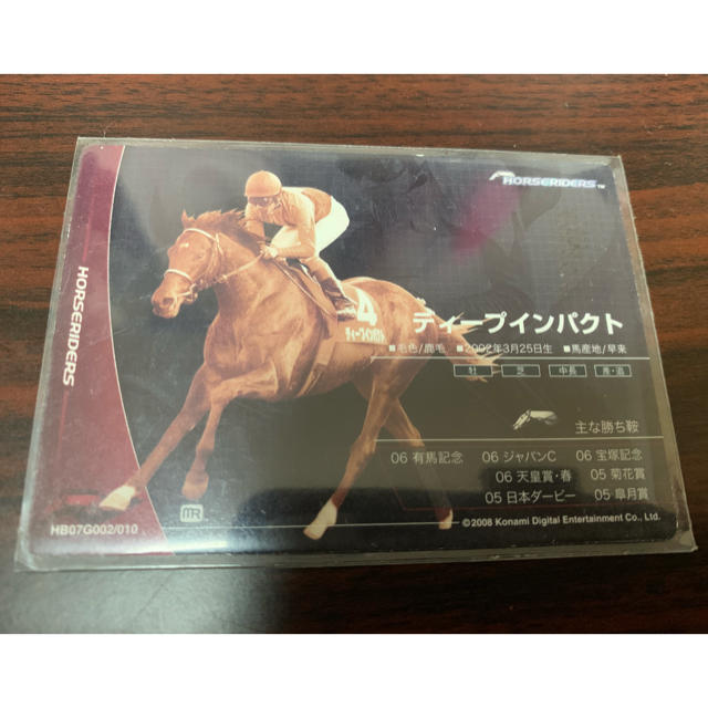 即購入OK!】ホースライダーズ2 ディープインパクト 馬 競馬 - その他