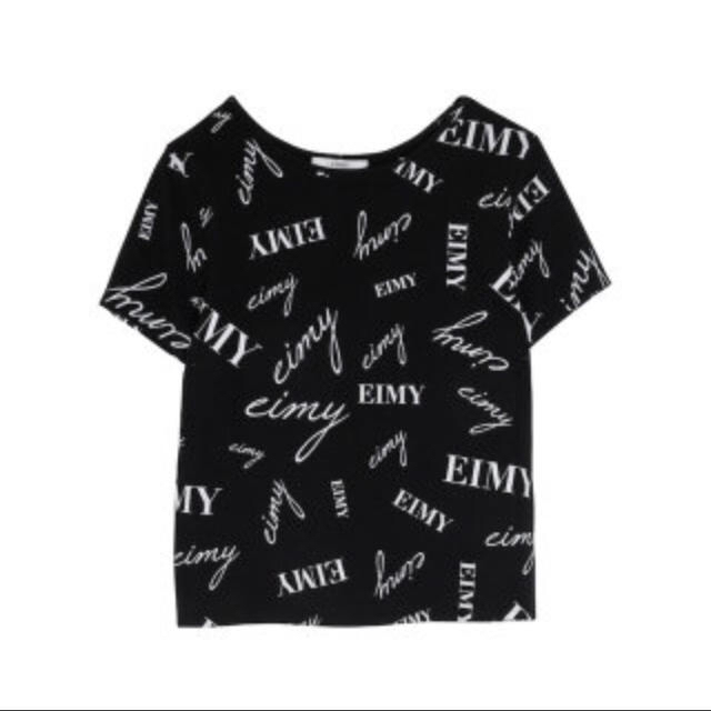 randomly eimy プリントTシャツ （F BLACK）