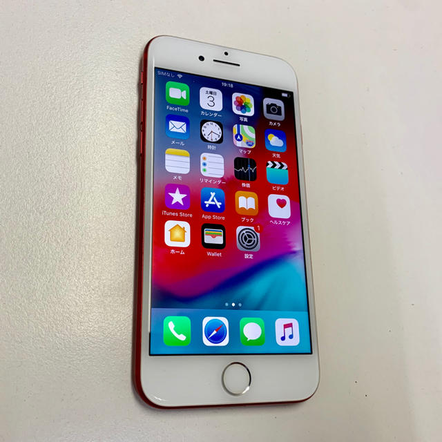 iphone7 128GB simフリー RED Apple購入品 美品